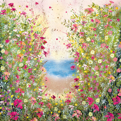 JM94220 - Pink Poppy Cove (6 unbagged blank cards)