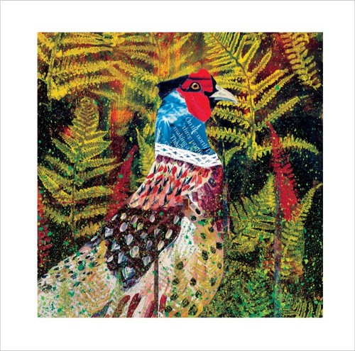 AS96311 - Pheasant in Bracken (6 unbagged blank cards)