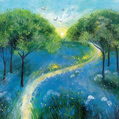 JC98381 - The Sunrise Bluebells (6 unbagged blank cards)
