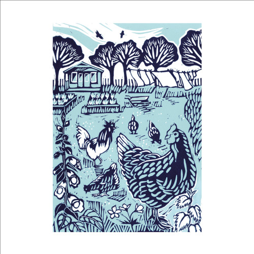 JO59538 - Hens (6 bagged blank cards)