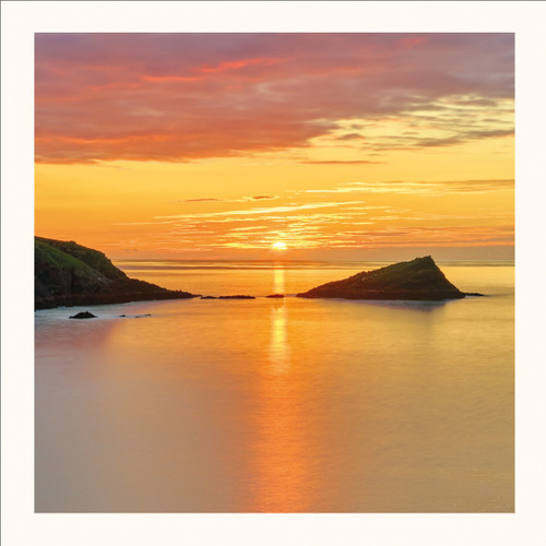 SM25024 - Setting Sun, Atlantic Coast (6 unbagged blank cards)