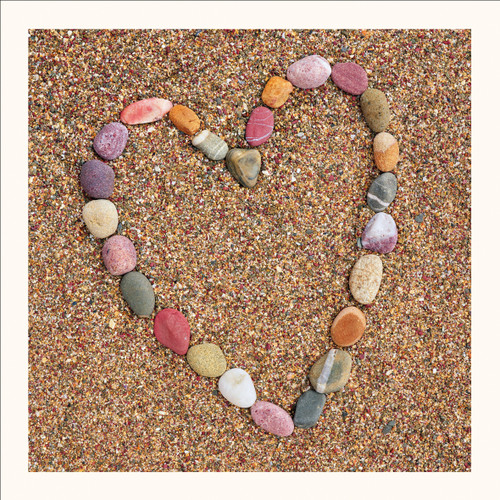SM25036 - Heart in the Sand (6 bagged blank cards)