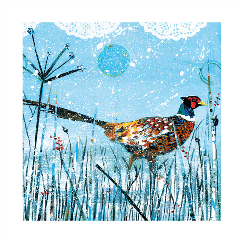 AS96585 - u - Winter Pheasant (6 unbagged blank cards)