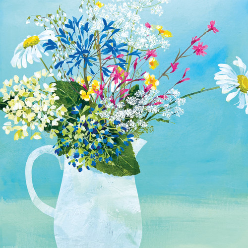 CH33558 - u - Flowers from Lucy's Garden (6 unbagged blank cards)