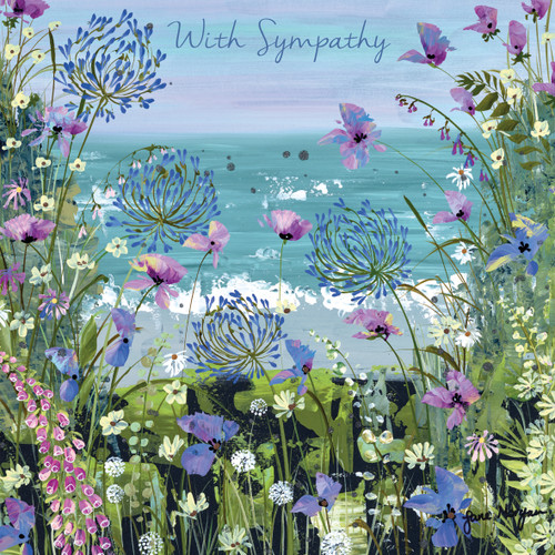 JM94635S - Wildflowers and Sea Air - Sympathy (6 bagged sympathy cards)