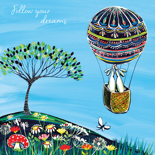 KA82619 - Follow Your Dreams  (6 bagged blank cards)
