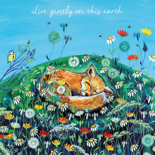 KA82617 - u - Live Gently on this Earth (6 unbagged blank cards)