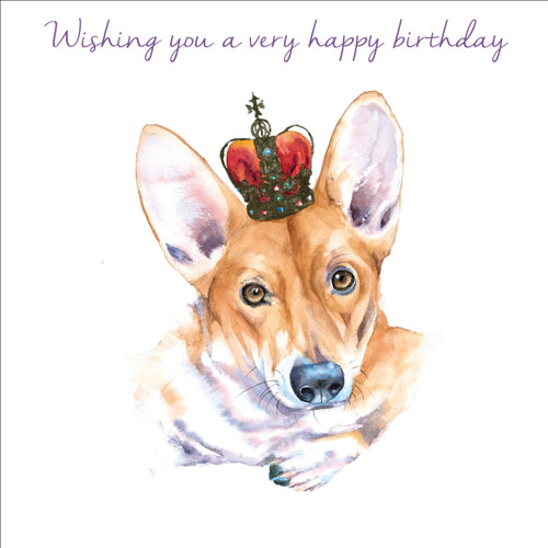 RT84611HB - u - Your Majesty - Happy Birthday (6 unbagged birthday cards)
