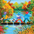 NK65111 - Stepping Out (6 unbagged blank cards)