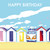 BB78404HB - Happy Daze (6 bagged birthday cards)