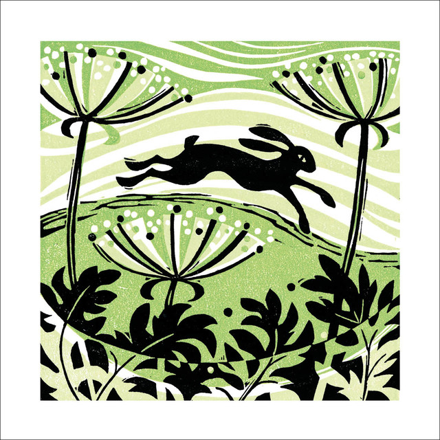 Hillside Hare (6 blank cards)