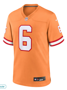 Tampa Bay Buccaneers Mayfield Orange Jersey