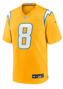 Los Angles Chargers Hampton Yellow Jersey