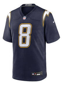 Los Angles Chargers Hampton Blue Jersey
