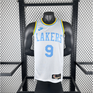Los Angles Lakers White Blue Jersey