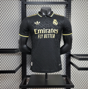 Real Madrid Black/Gold kit 24/25 Player Version