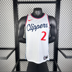 Los Angles Clippers Kawhi White Jersey