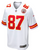 Chief's Kelce White Jersey