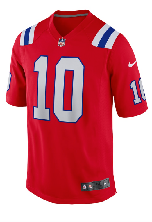 New England Patriots Maye Red Jersey