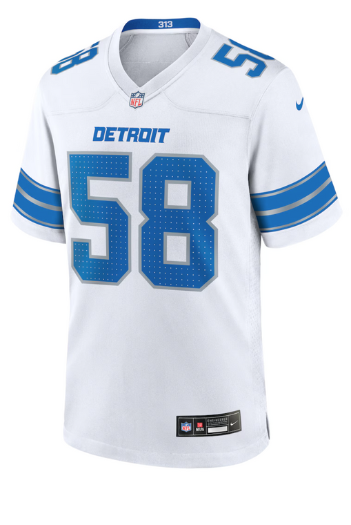 Detroit Lions Sewell White Jersey