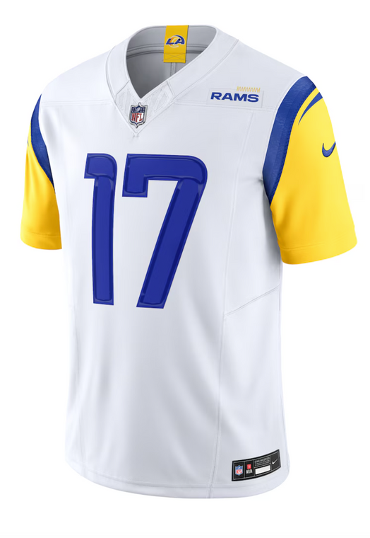 Los Angles Rams Nacu White Jersey