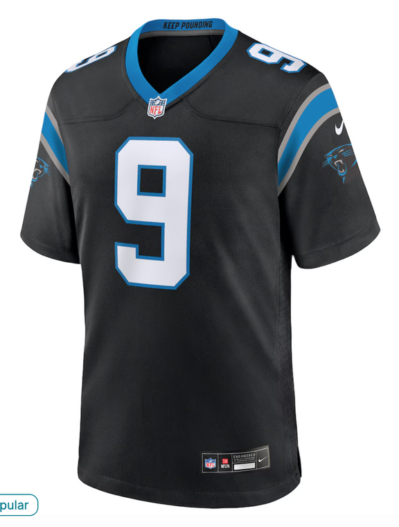 Carolina Panther Young Jersey