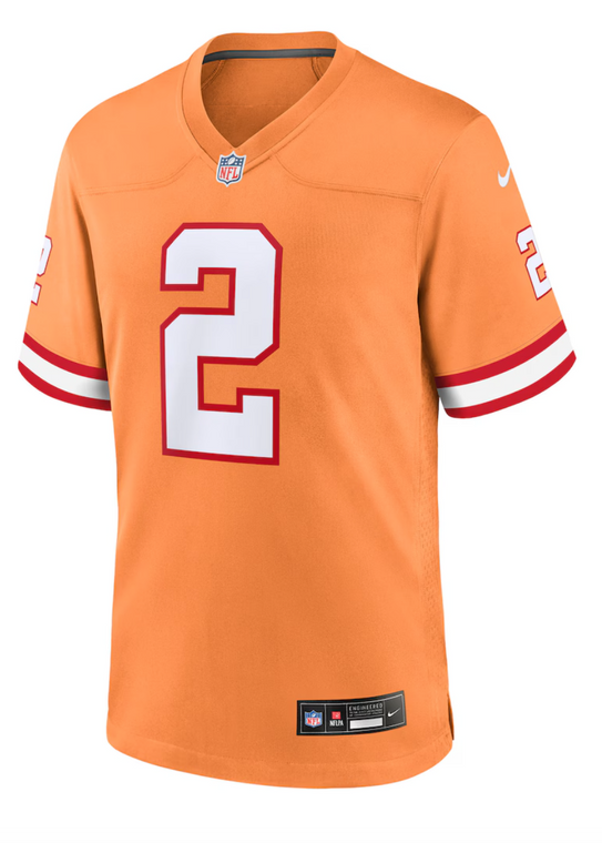Tampa Bay Buccaneers Emeka Egbuka Orange Jersey