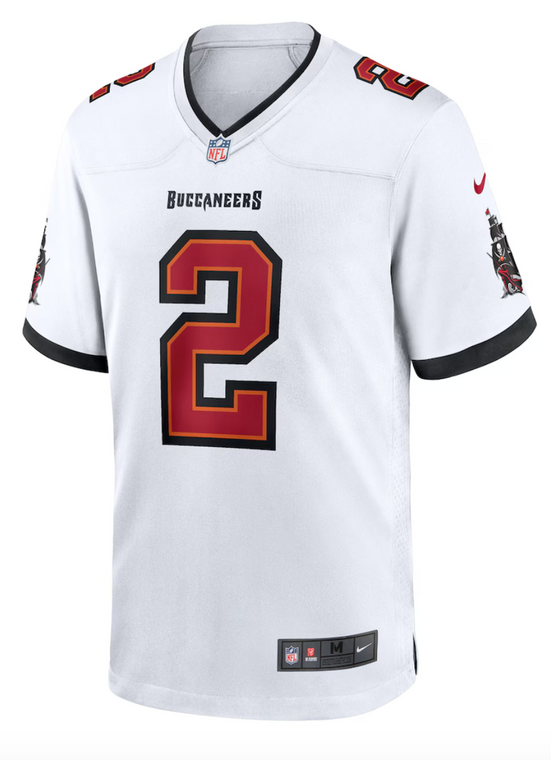 Tampa Bay Buccaneers Emeka Egbuka White Jersey