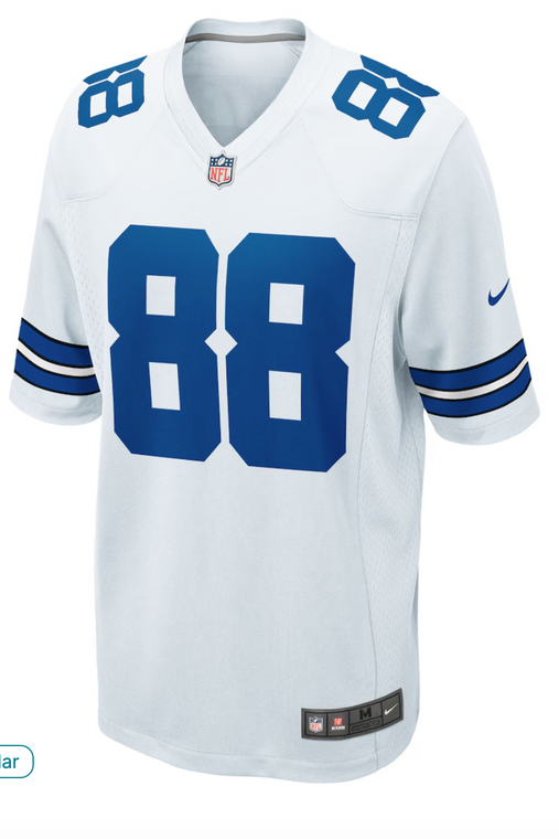Dallas Cowboys Lamb White Jersey