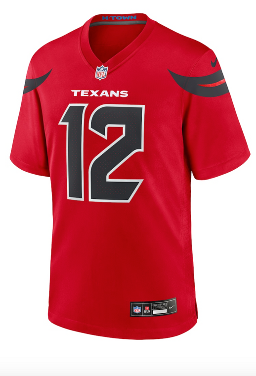 Houston Texans Collins Red Jersey