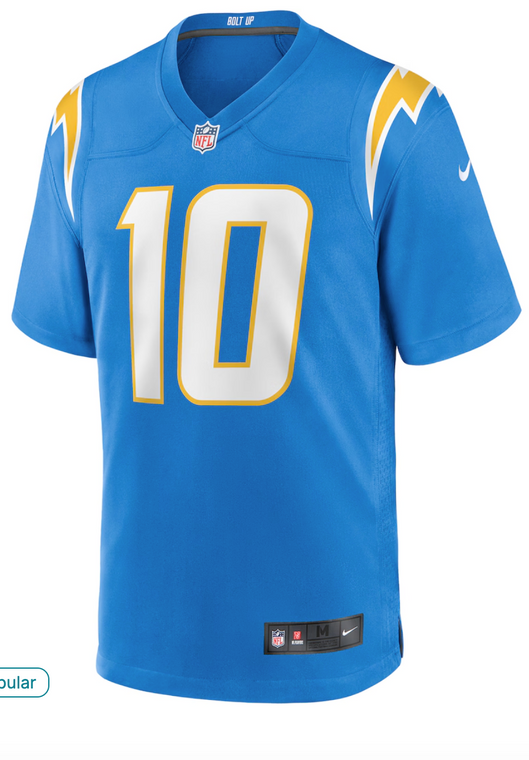 Los Angles Chargers Herbert Jersey