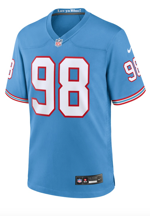 Tennessee Titans Simmons Light Blue Jersey
