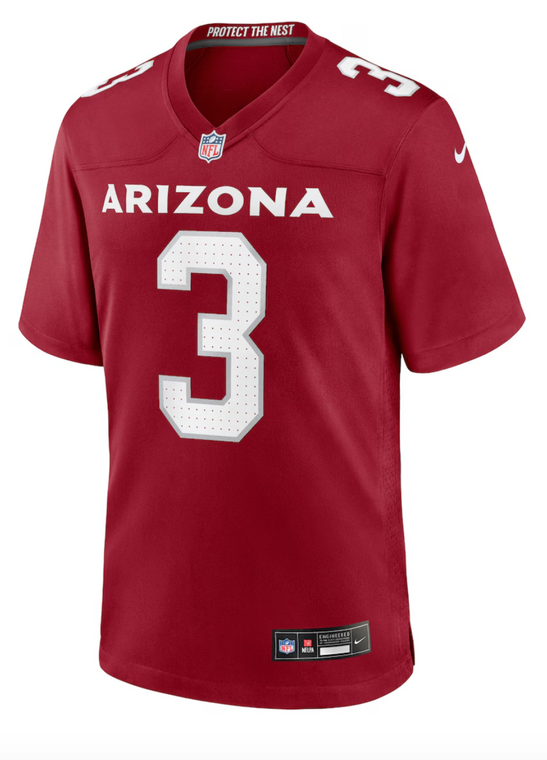 Arizona Cardinals Baker Red Jersey