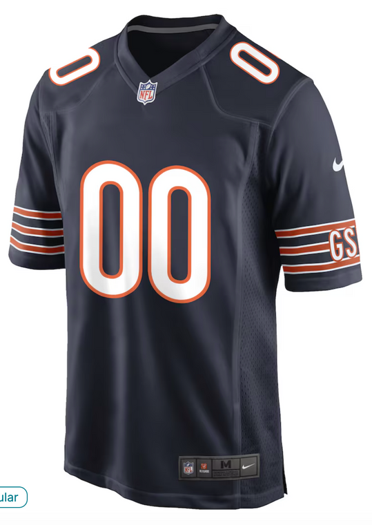 Chicago Bears Custom Name Jersey