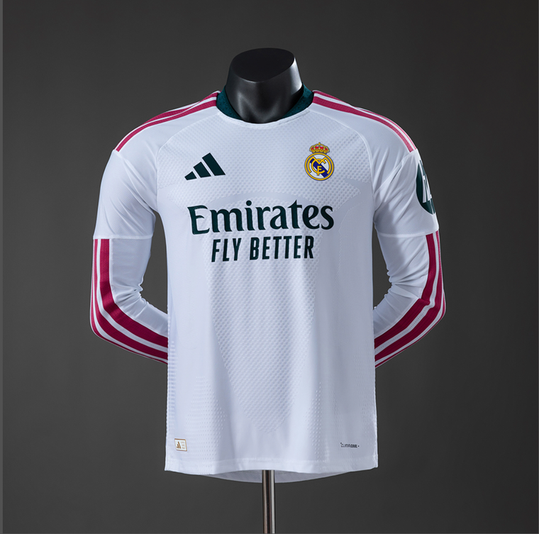 Real Madrid Home Long Sleeve 26/27 Player Version