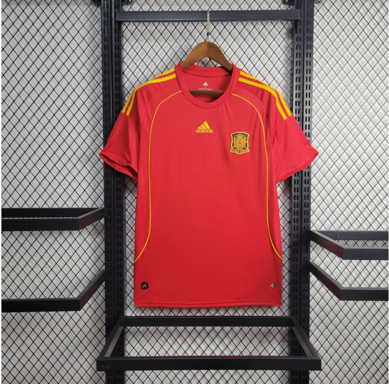 Spain Home Jersey 2010 Retro