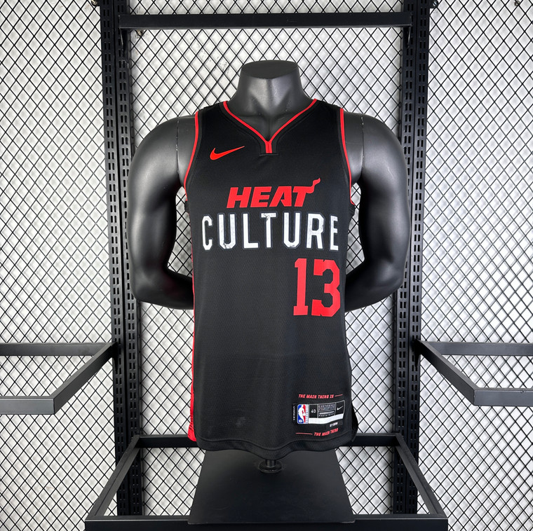 Miami Heat Adebayo Black Jersey