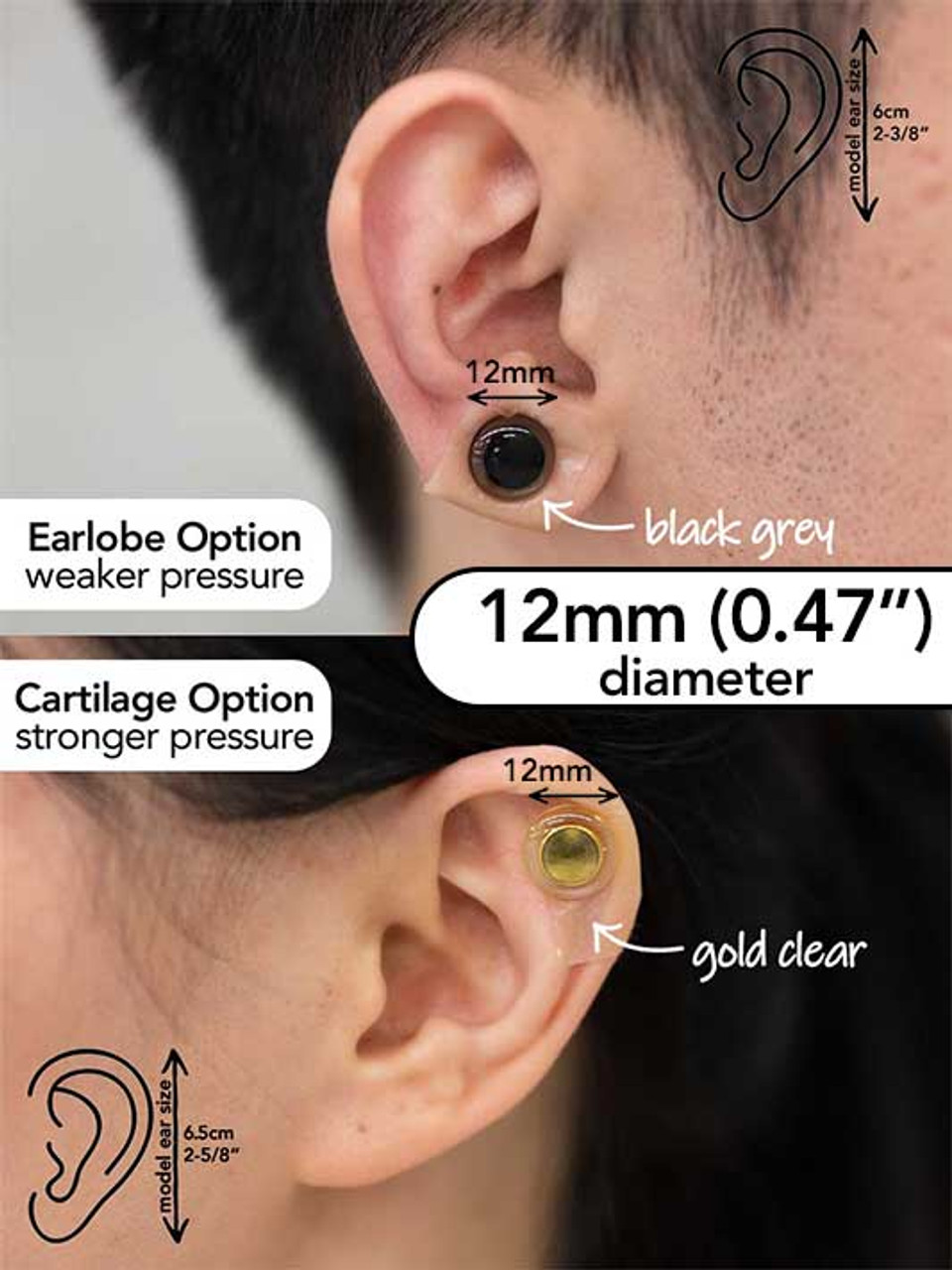 14K White Gold Seamless Earring | Helix, Tragus, Daith, Cartilage Nose –  AMYO Jewelry