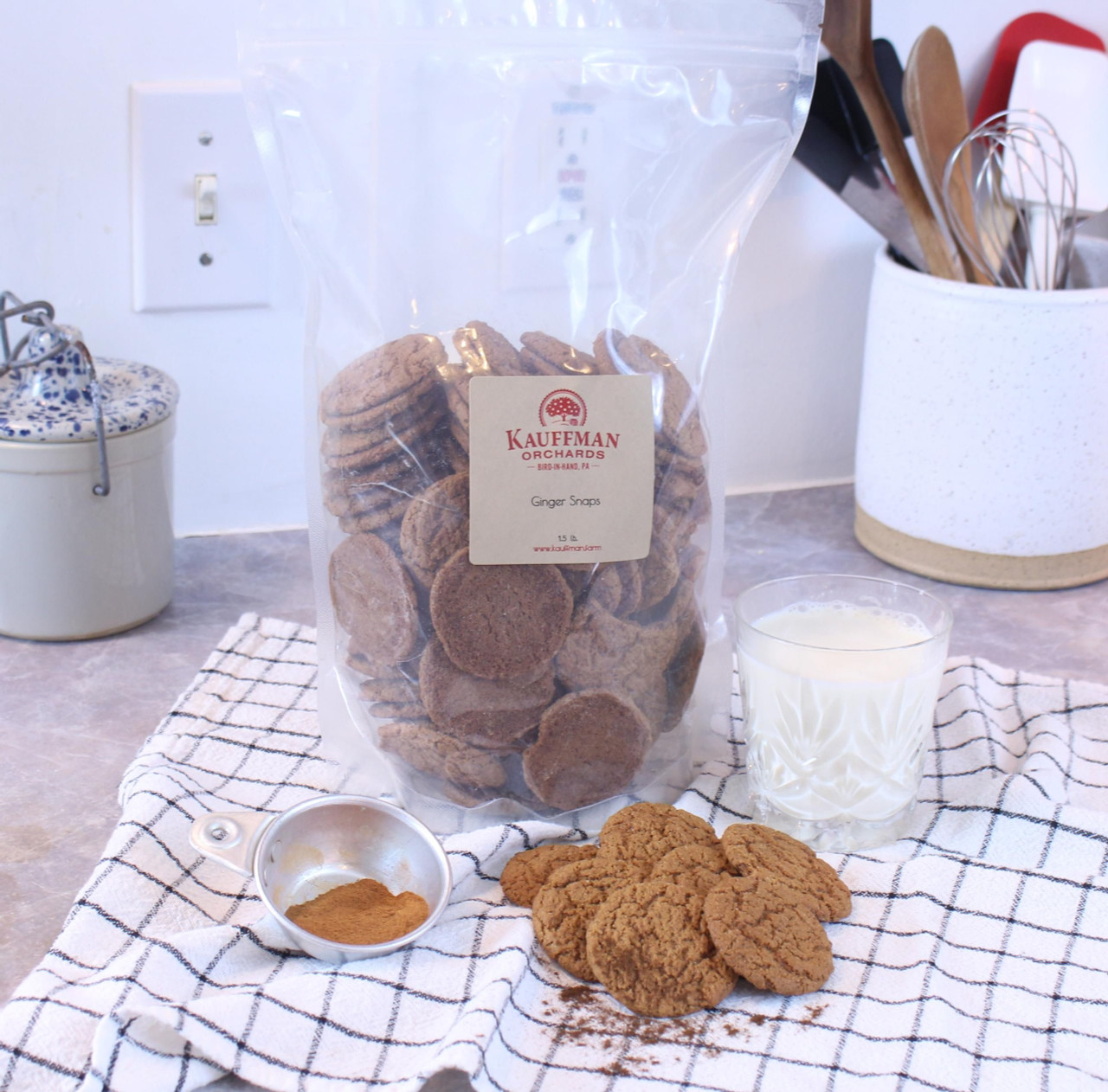 Kauffman Orchards Ginger Snap Cookies - Kauffman Orchards