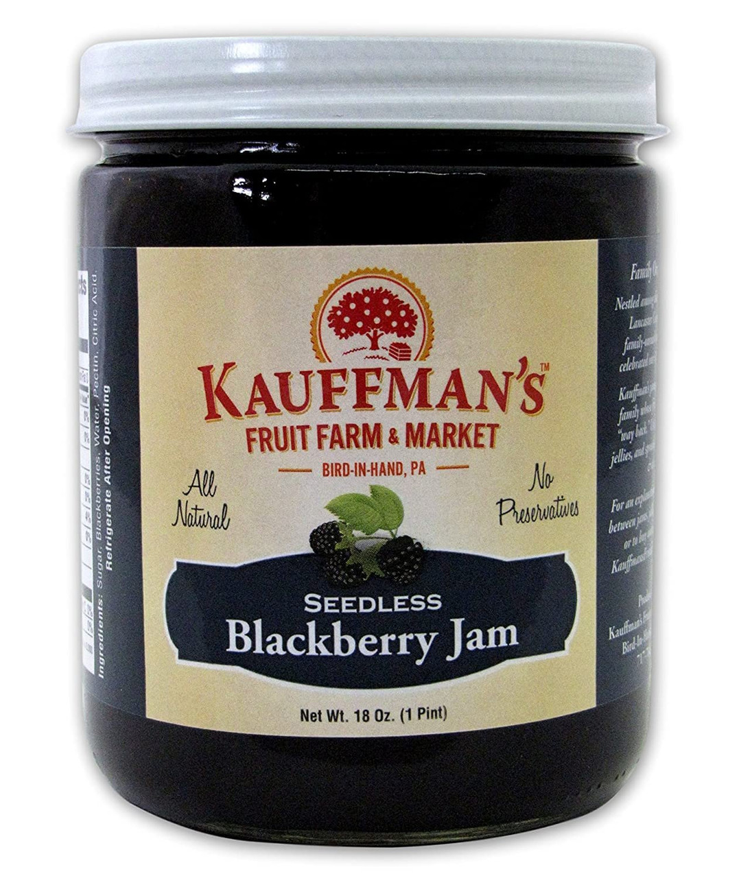All Natural Blackberry Fruit Spread - Kauffman Orchards