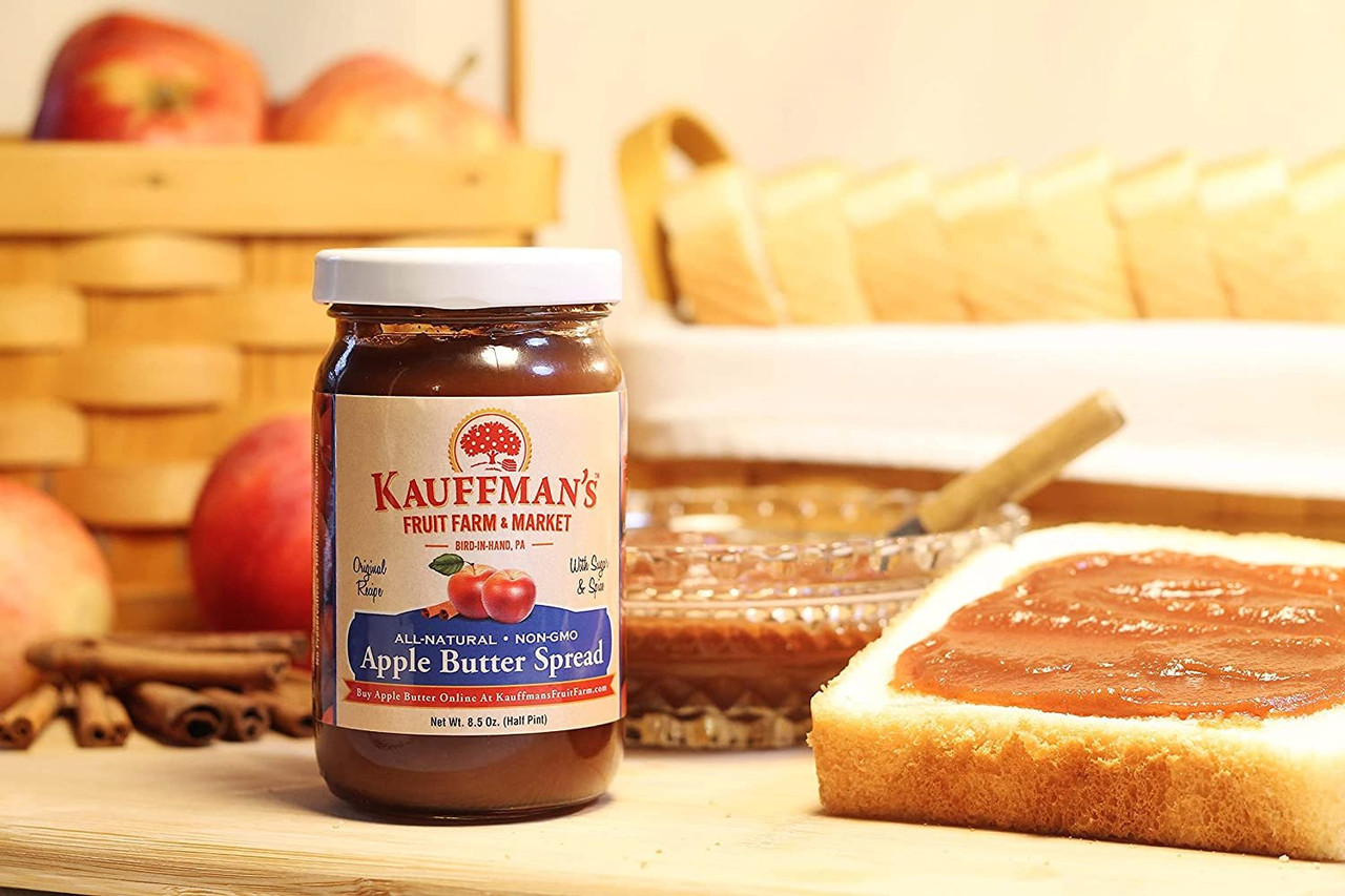 Homemade Apple Butter Spread, 8.5 Oz. Jar - Kauffman Orchards