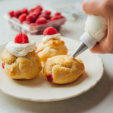 Decadent Raspberry Cream Puffs