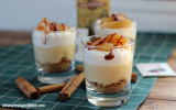 Spiced Apple Cider No Bake Cheesecakes