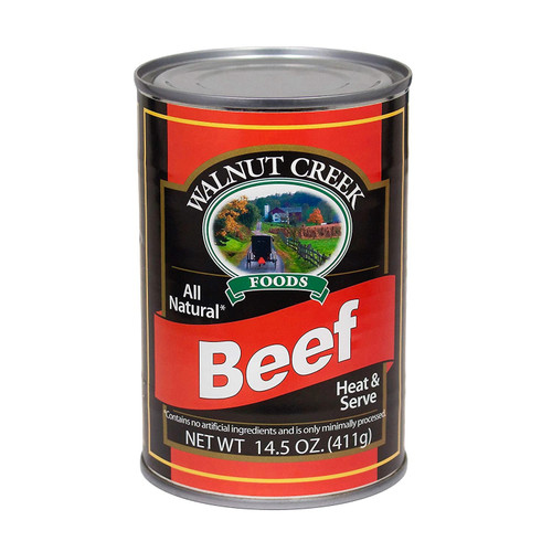 Walnut Creek Canned Beef Chunks, All Natural, Heat & Serve