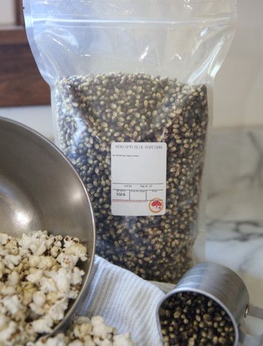 Blue Popcorn Kernels - Bulk Non-GMO Hybrid Pop Corn