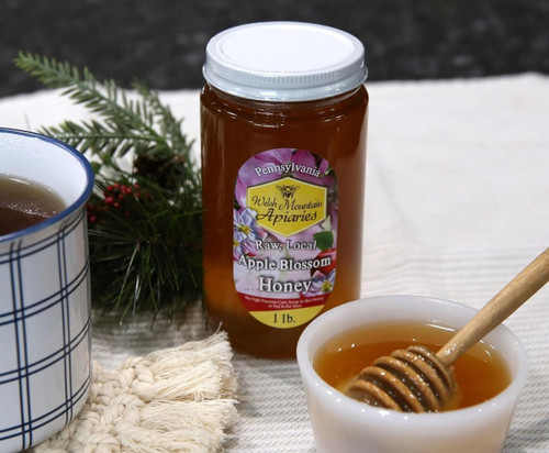 Pennsylvania Apple Blossom Honey by Welsh Mountain Apiaries, Raw and Unfiltered