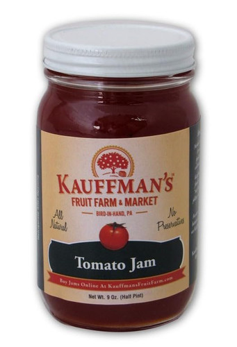 Tomato Jam, All Natural, No Preservatives, 9 oz. Jar