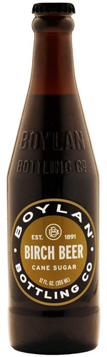Boylan Bottling Co Birch Beer Soda, 12 Fl Oz (Pack of 24)