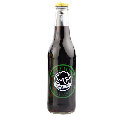 Kutztown Glass Bottle Sarsaparilla Soda, Favorite Amish Drink, 12 Oz.
