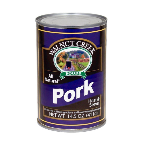 Walnut Creek Canned Pork Chunks, All Natural, Heat & Serve